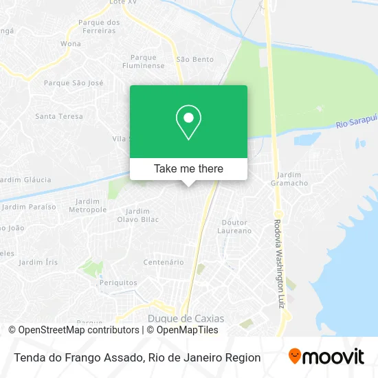 Tenda do Frango Assado map