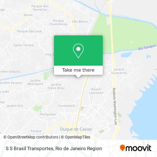 S S Brasil Transportes map