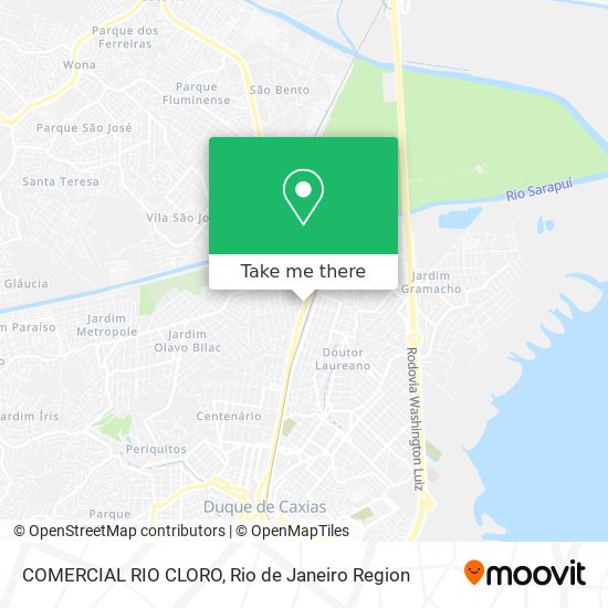 COMERCIAL RIO CLORO map
