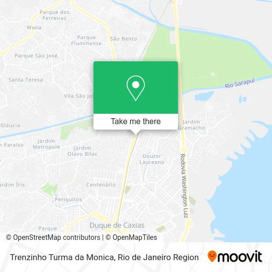 Trenzinho Turma da Monica map