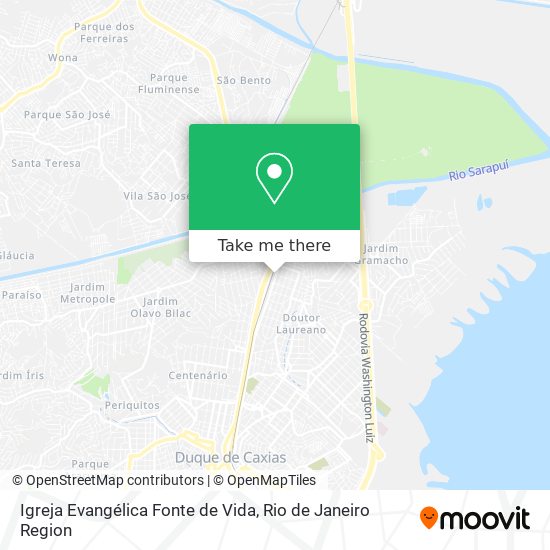 Igreja Evangélica Fonte de Vida map