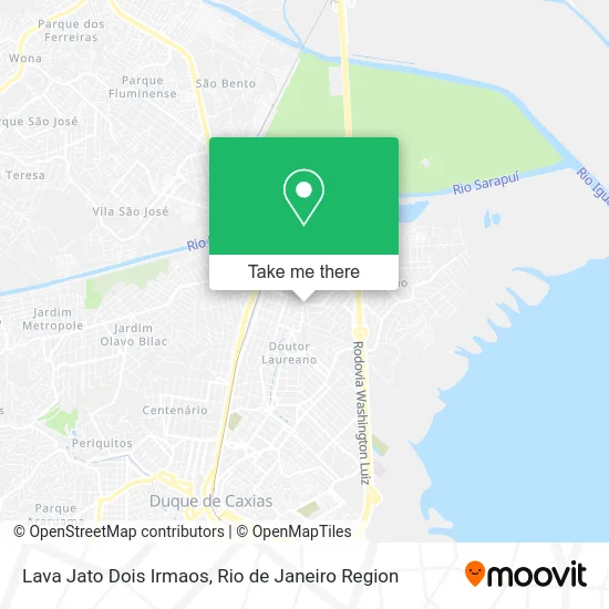 Lava Jato Dois Irmaos map