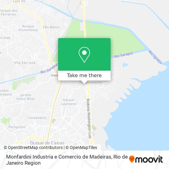 Monfardini Industria e Comercio de Madeiras map