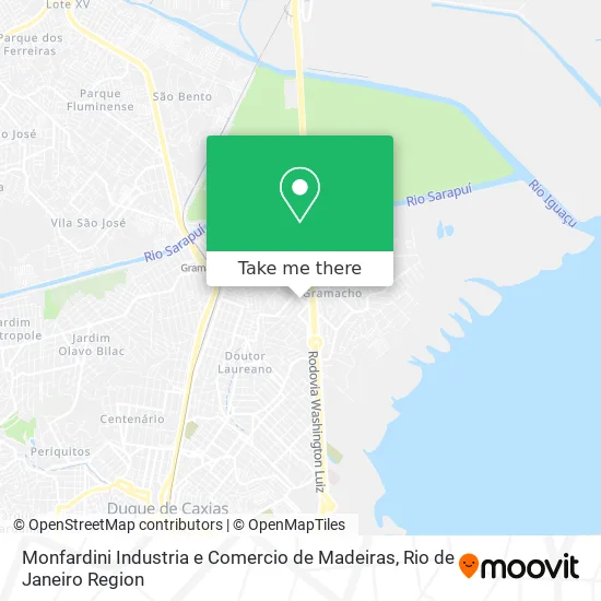 Monfardini Industria e Comercio de Madeiras map