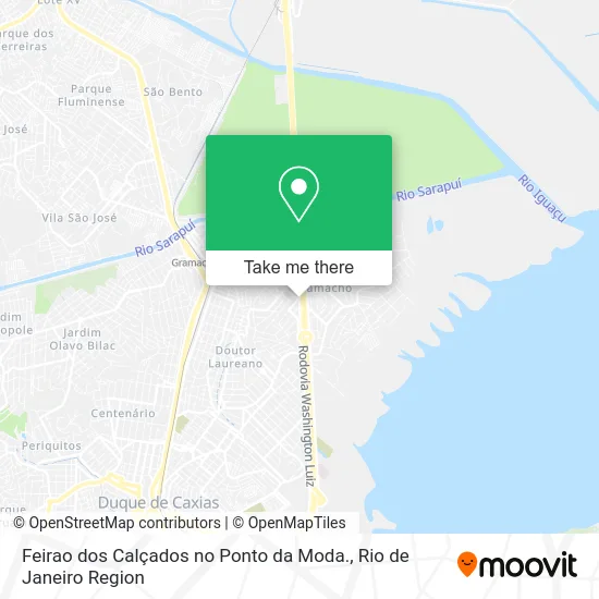 Feirao dos Calçados no Ponto da Moda. map
