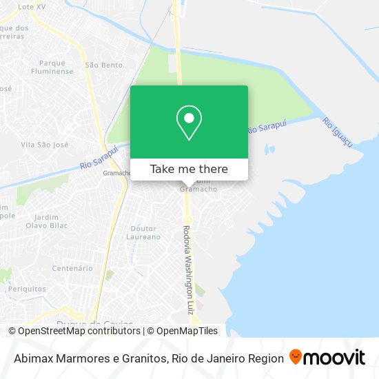 Abimax Marmores e Granitos map