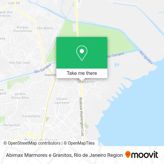 Abimax Marmores e Granitos map