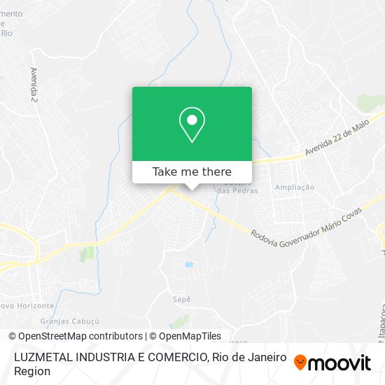 LUZMETAL INDUSTRIA E COMERCIO map
