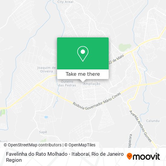 Favelinha do Rato Molhado - Itaboraí map