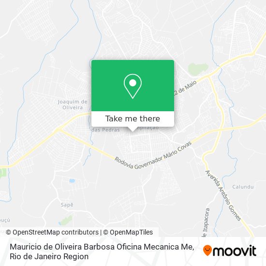 Mauricio de Oliveira Barbosa Oficina Mecanica Me map