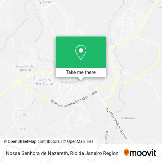 Nossa Senhora de Nazareth map