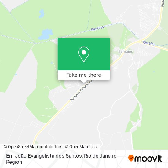 Em João Evangelista dos Santos map