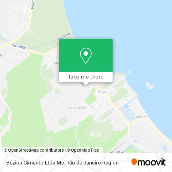 Buzios Cimento Ltda Me. map