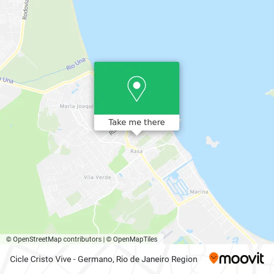 Cicle Cristo Vive - Germano map