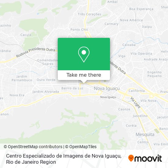 Centro Especializado de Imagens de Nova Iguaçu map