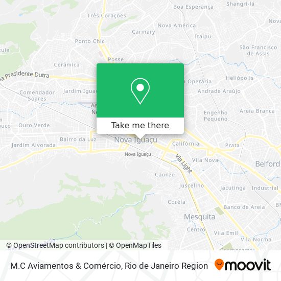 M.C Aviamentos & Comércio map