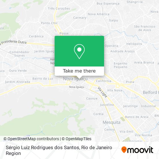 Sérgio Luiz Rodrigues dos Santos map