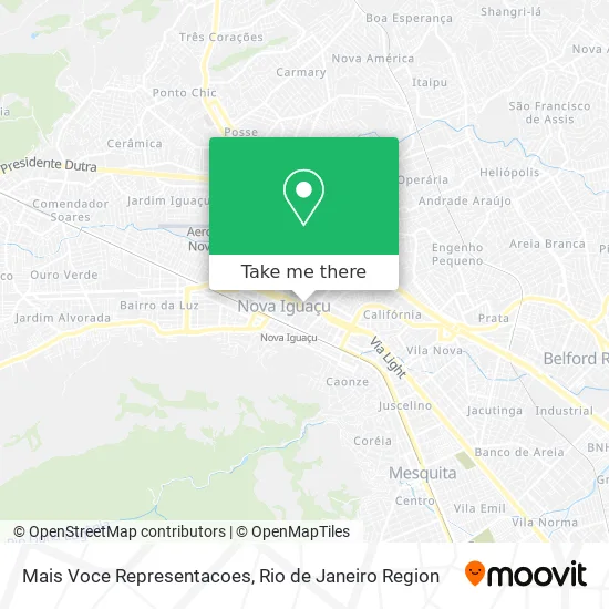 Mais Voce Representacoes map