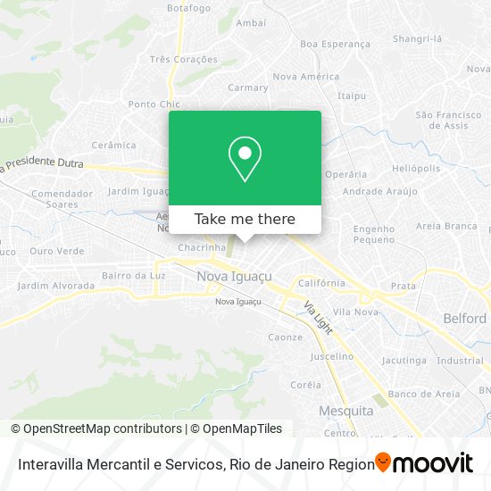 Interavilla Mercantil e Servicos map
