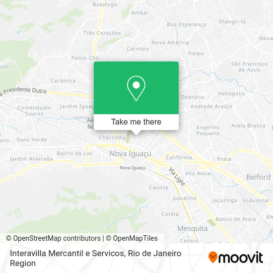 Interavilla Mercantil e Servicos map