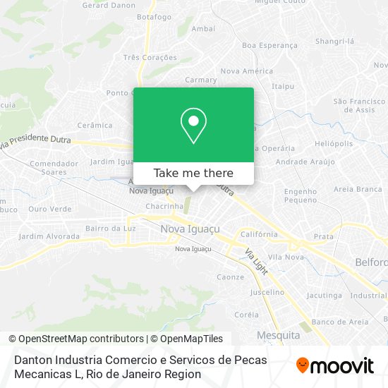 Mapa Danton Industria Comercio e Servicos de Pecas Mecanicas L