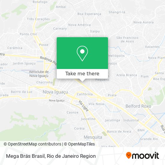 Mega Brás Brasil map