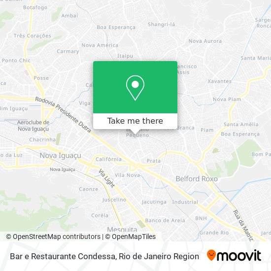 Bar e Restaurante Condessa map
