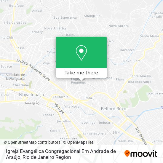 Igreja Evangélica Congregacional Em Andrade de Araújo map