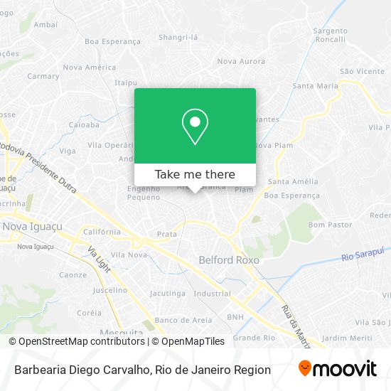 Barbearia Diego Carvalho map