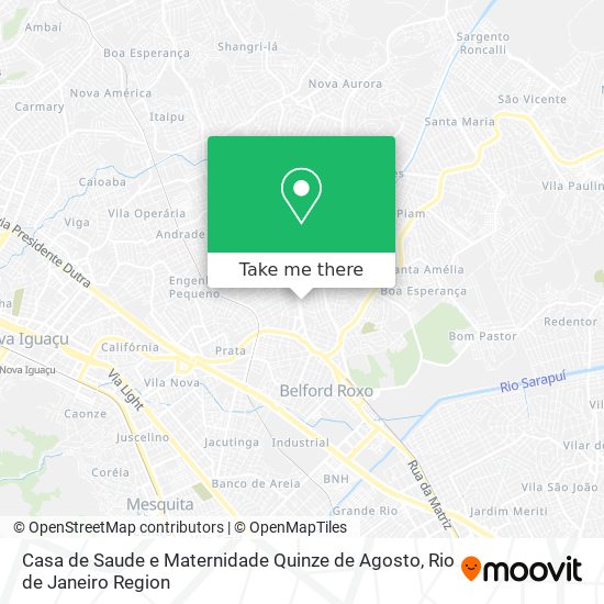 Casa de Saude e Maternidade Quinze de Agosto map