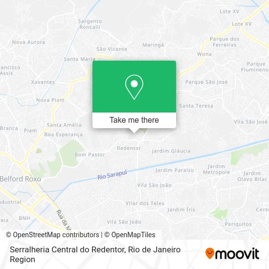 Serralheria Central do Redentor map