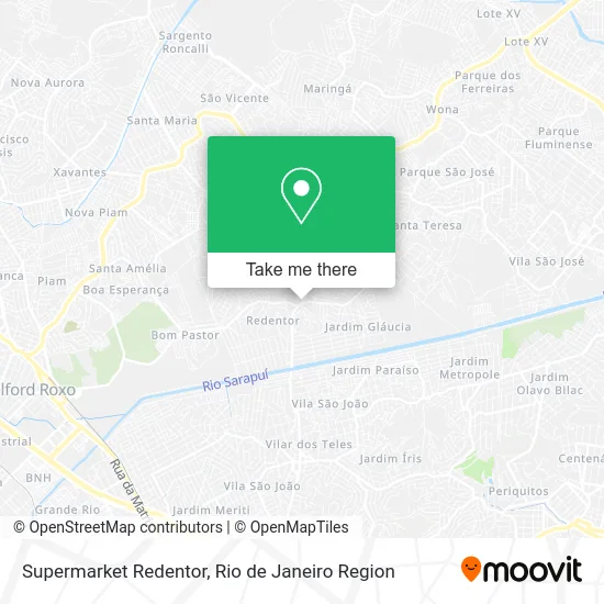 Supermarket Redentor map