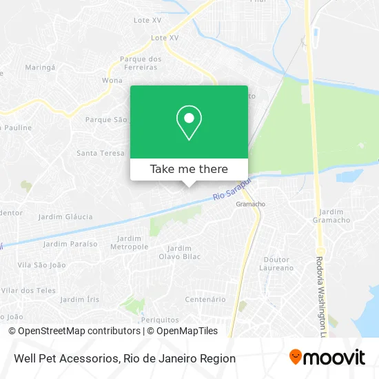 Well Pet Acessorios map