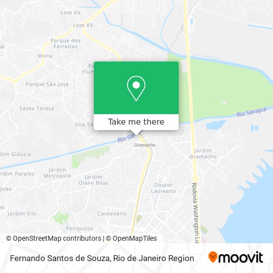 Fernando Santos de Souza map
