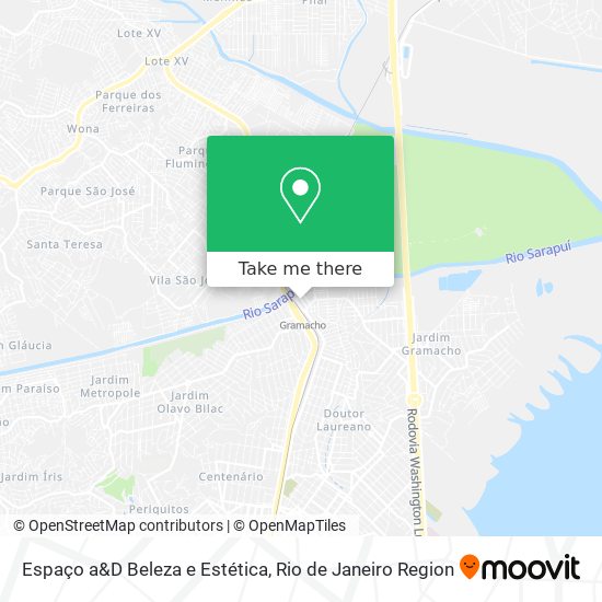 Espaço a&D Beleza e Estética map