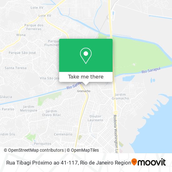 Rua Tibagi Próximo ao 41-117 map