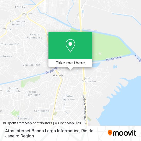 Atos Internet Banda Larga Informatica map