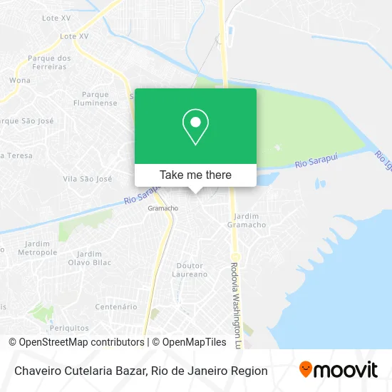 Chaveiro Cutelaria Bazar map