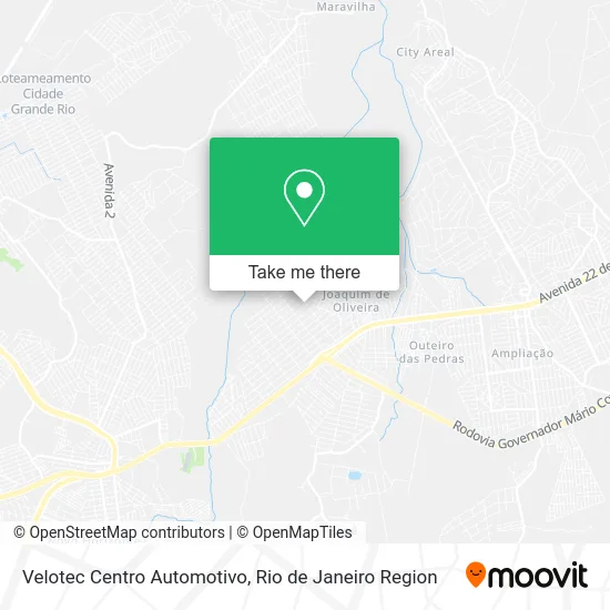 Velotec Centro Automotivo map
