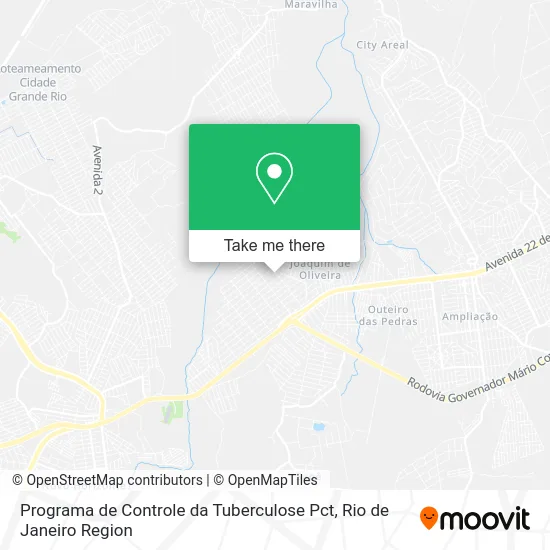 Programa de Controle da Tuberculose Pct map