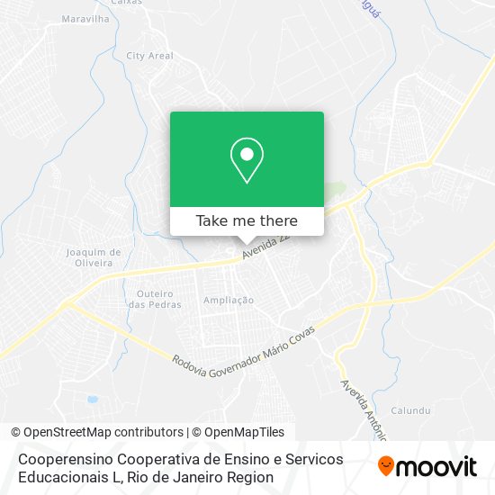 Cooperensino Cooperativa de Ensino e Servicos Educacionais L map