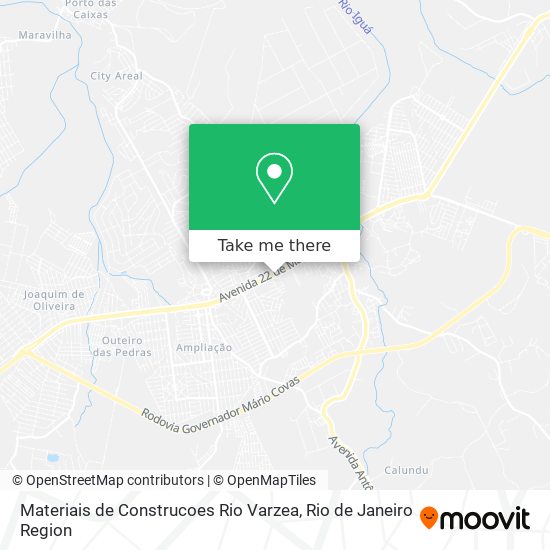 Materiais de Construcoes Rio Varzea map