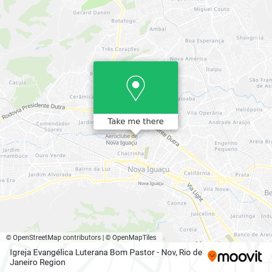 Igreja Evangélica Luterana Bom Pastor - Nov map