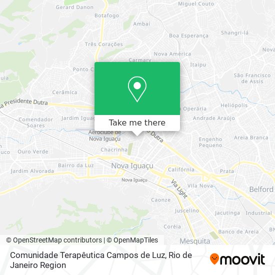 Comunidade Terapêutica Campos de Luz map