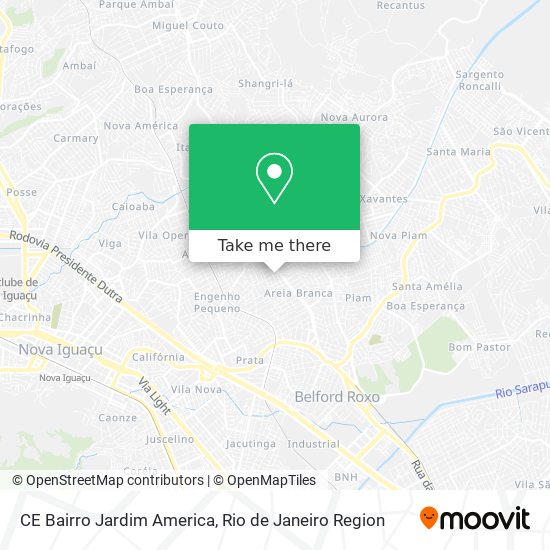 CE Bairro Jardim America map