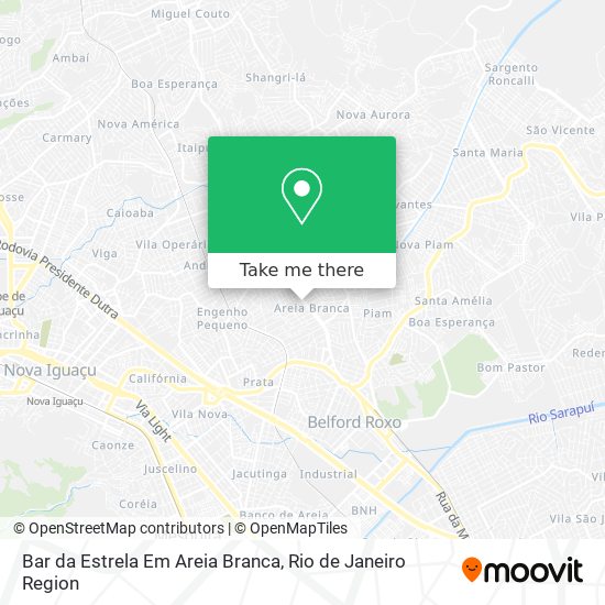 Bar da Estrela Em Areia Branca map