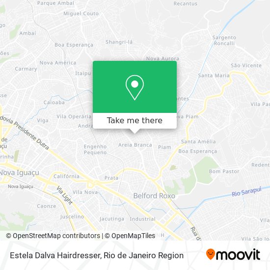 Estela Dalva Hairdresser map