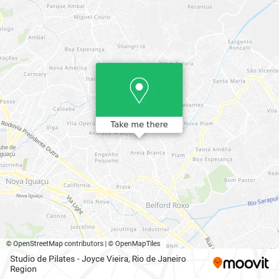 Studio de Pilates - Joyce Vieira map