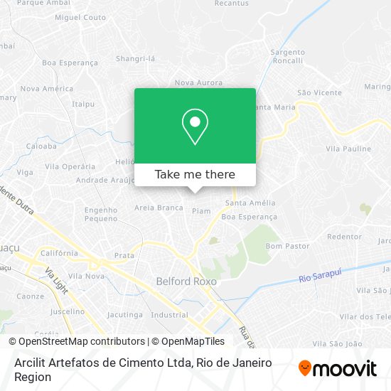 Arcilit Artefatos de Cimento Ltda map
