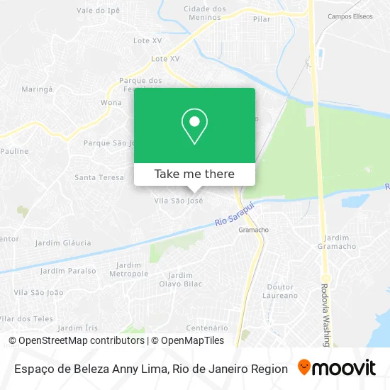 Espaço de Beleza Anny Lima map